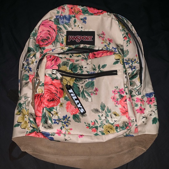 Jansport Handbags - Jansport Floral Backpack